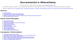 Desktop Screenshot of duramecho.com