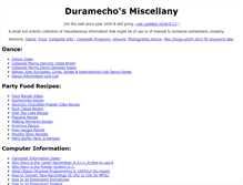 Tablet Screenshot of duramecho.com
